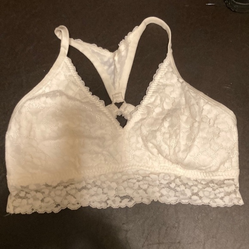 Aerie Bralet, offwhite/cream, size xl